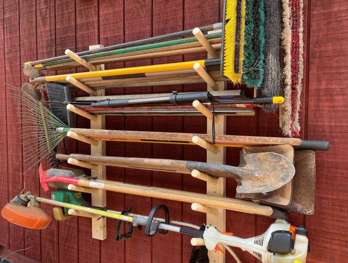 High Capacity Yard Tool Storage - Etsy