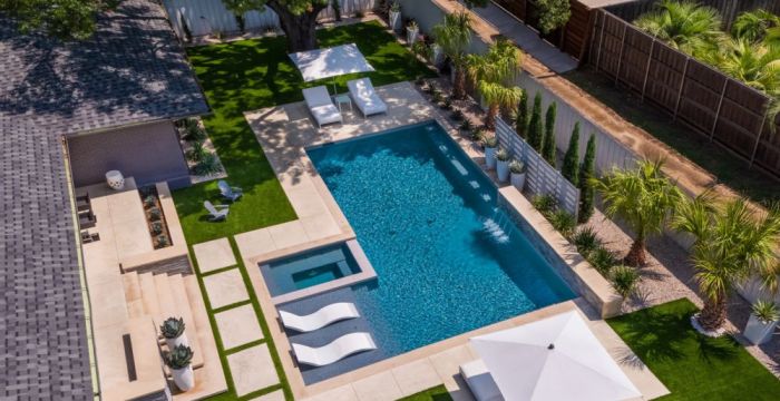 Modern backyard pool designs 2025