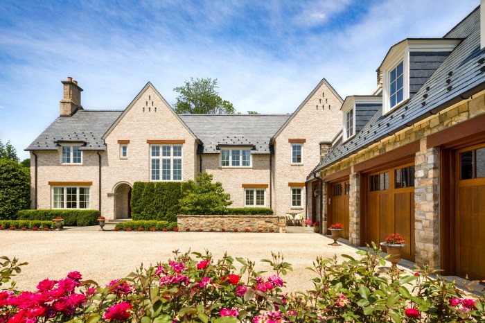 Sustainable building with brick and stone